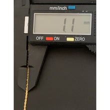 Load image into Gallery viewer, 18K Gold Necklace Chain 17.75 inches with Frosted Ball Pendant 1.03 grams - Rafant