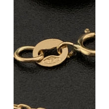 Load image into Gallery viewer, 18K Gold Necklace Chain Cable 15.75" with Tree of Life Pendant 2.28 grams - Rafant