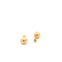 Load image into Gallery viewer, 18K Yellow Gold Earrings Stud Balls 1.29 grams - Rafant