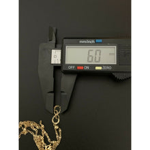 Load image into Gallery viewer, 18K Saudi Gold Necklace Chain 17.50" with Infinity Pendant - Rafant