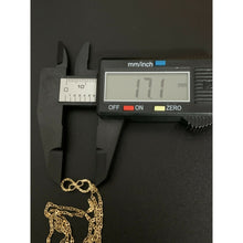 Load image into Gallery viewer, 18K Saudi Gold Necklace Chain 17.50" with Infinity Pendant - Rafant