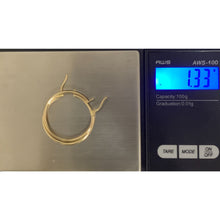 Load image into Gallery viewer, 18K Gold Earrings Hoops Loops 1.33 grams - Rafant