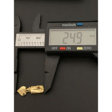 Load image into Gallery viewer, 18K Gold French Clips Dangling Earrings 2.38 grams - Rafant