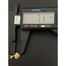 Load image into Gallery viewer, 18K Gold Necklace Chain 16 inches Heart Pendant with Earrings Sets 1.65 grams - Rafant