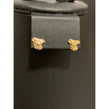Load image into Gallery viewer, 18K Gold Earrings Stud Horse 1.03 grams - Rafant