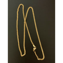 Load image into Gallery viewer, 18K Saudi Gold Chain Link Necklace 19.50" - Rafant