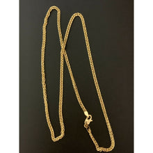 Load image into Gallery viewer, 18K Saudi Gold Chain Link Necklace 19.50" - Rafant