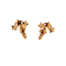 Load image into Gallery viewer, 18K Gold Earrings Stud Post Stars - Rafant