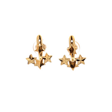 Load image into Gallery viewer, 18K Gold Earrings Stud Post Stars - Rafant