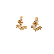 Load image into Gallery viewer, 18K Gold Earrings Stud Post Stars - Rafant
