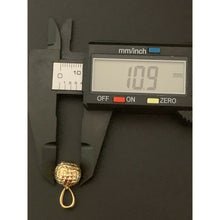 Load image into Gallery viewer, 18K Saudi Gold Stud Ball Earrings and Pendant Set - Rafant