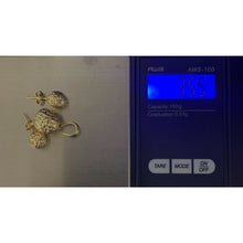 Load image into Gallery viewer, 18K Saudi Gold Stud Ball Earrings and Pendant Set - Rafant