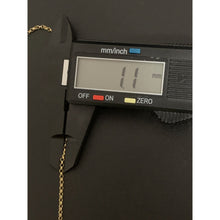 Load image into Gallery viewer, 18K Gold Necklace Chain Rolo 17.75 inches Heart Pendant Two Tone 2.05 grams - Rafant