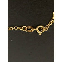 Load image into Gallery viewer, 18K Gold Bracelet Rolo Chain 7.25 inches with Heart Charm 1.45 grams - Rafant