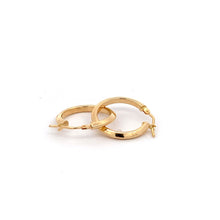Load image into Gallery viewer, 18K Yellow Gold Earrings Hoops Small 1.31 grams - Rafant