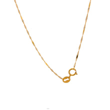 Load image into Gallery viewer, 18K Gold Necklace Chain 18" Pendant Mother Mary Jesus Religious 1.33 grams - Rafant