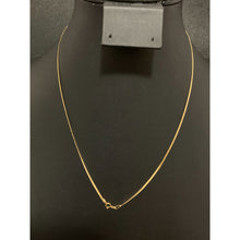Load image into Gallery viewer, 18K Gold Necklace Chain Snake 18 inches 1.35 grams - Rafant