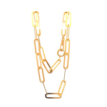 Load image into Gallery viewer, 18K Yellow Gold Bracelet Paperclip 7 Inches 1.69 grams - Rafant