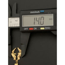 Load image into Gallery viewer, 18K Gold Necklace Chain Twisted 18 inches Love Birds Pendant 2.02 grams - Rafant