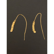 Load image into Gallery viewer, 18K Gold Earrings Threader Dangling - Rafant