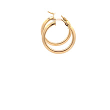 Load image into Gallery viewer, 18K Yellow Gold Earrings Hoops Small 1.31 grams - Rafant