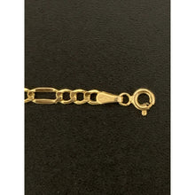 Load image into Gallery viewer, 18K Gold Bracelet Figaro 7.25 inches 1.84 grams - Rafant