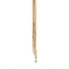 Load image into Gallery viewer, 18K Yellow Gold Necklace Chain Snake 17.5 inches 1.56 grams Thin Chain - Rafant