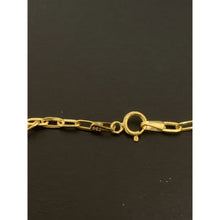 Load image into Gallery viewer, 18K Gold Necklace Chain Paper Clip Small Links 2.18 grams Size 19.50 inches - Rafant