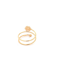 Load image into Gallery viewer, 18K Yellow Gold Ring Flower Spiral 1.08 grams Size 8 - Rafant