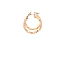 Load image into Gallery viewer, 18K Yellow Gold Earrings Hoops Small 1.20 grams - Rafant