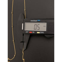 Load image into Gallery viewer, 18K Gold Necklace Chain with Tiny Beads 18 inches 2.11 grams - Rafant