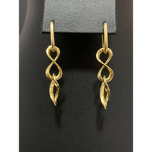 Load image into Gallery viewer, 18K Gold Earrings Dangle Infinity 3.44 grams - Rafant