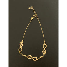Load image into Gallery viewer, 18K Gold Bracelet Infinity 7 inches plus 1 inch extension 2.08 grams - Rafant