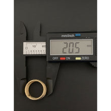 Load image into Gallery viewer, 18K Gold Ring Five Days 1.42 grams Size 5.5 with Defects Holes - Rafant