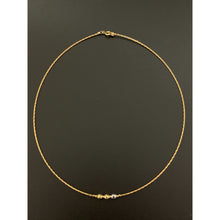 Load image into Gallery viewer, 18K Gold Omega Beaded Soft Flexible 16 inches 1.57 grams - Rafant