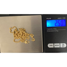Load image into Gallery viewer, 18K Gold Necklace Chain Rope 24 inches 2.50 grams - Rafant
