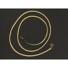Load image into Gallery viewer, 18K Gold Necklace Chain Snake 18 inches 1.35 grams - Rafant
