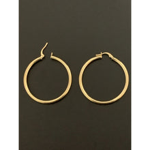 Load image into Gallery viewer, 18K Gold Earrings Hoops Loops 2.42 grams - Rafant