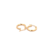 Load image into Gallery viewer, 18K Yellow Gold Earrings Hoops 0.83 grams - Rafant
