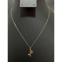 Load image into Gallery viewer, 18K Gold Necklace Chain 15.5 inches Stethoscope Pendant 1.68 grams - Rafant