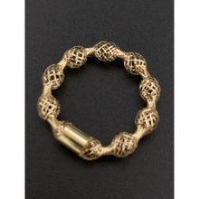 Load image into Gallery viewer, 18K Gold Ring Size 6 Soft Mesh Flexible 0.58grams - Rafant