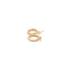Load image into Gallery viewer, 18K Yellow Gold Earrings Hoops Very Tiny 0.95 grams - Rafant