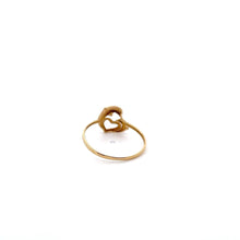 Load image into Gallery viewer, 18K Gold Ring Dolphin Heart 0.65 grams Size 5.25 - Rafant