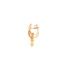 Load image into Gallery viewer, 18K Gold Earrings French Clips Heart 1.46 grams - Rafant