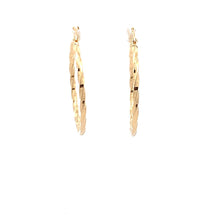 Load image into Gallery viewer, 18K Yellow Gold Earrings Hoops Spiral 1.37 grams - Rafant