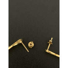 Load image into Gallery viewer, 18K Gold Earrings Post Infinity 1.80 grams - Rafant