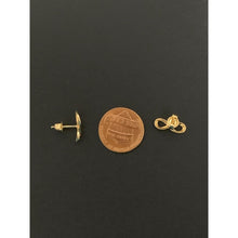 Load image into Gallery viewer, 18K Gold Earrings Stud Infinity 1.47 grams - Rafant