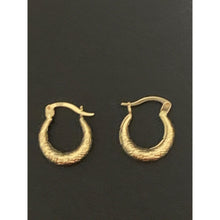 Load image into Gallery viewer, 18K Gold Earrings Hoops Loops Small 1.21 grams - Rafant