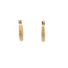 Load image into Gallery viewer, 18K Gold Earrings Hoops Small 1.03 grams - Rafant