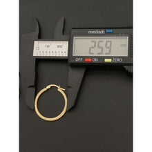 Load image into Gallery viewer, 18K Gold Earrings Hoops Loops with Pendant Set 2.66 grams - Rafant